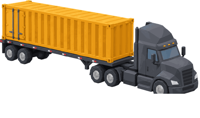 Export drayage truck