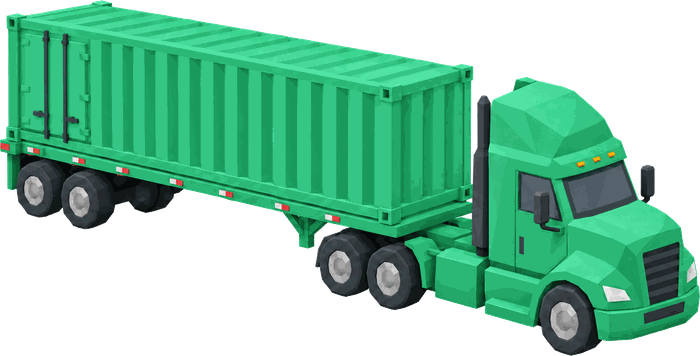 North Forrest Freight drayage truck